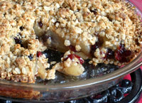Apple Cranberry Crumb Pie