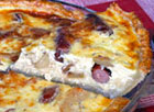 Apple Sausage Quiche