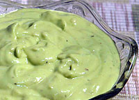 Avocado Lemon Dill Salad Dressing