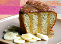 Banana Angel Food Cake