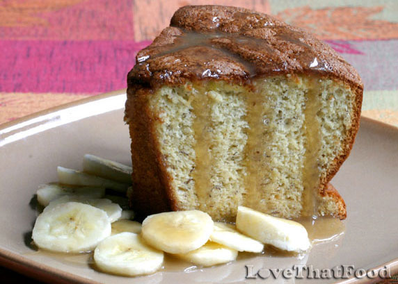 Banana Angel Food Cake