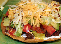 Beef Tostada