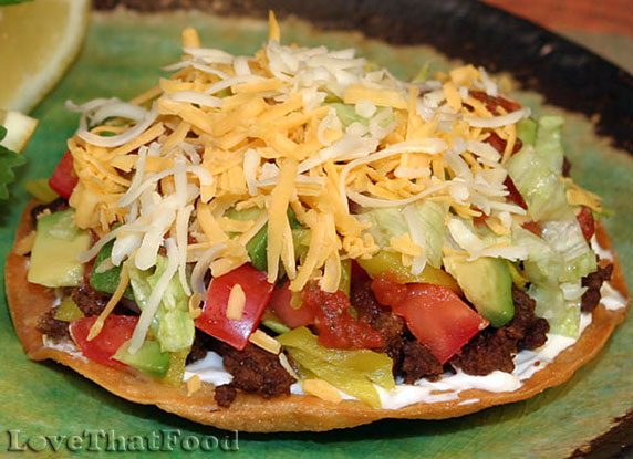 Beef Tostada