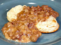 Biscuits and Sausage Gravy