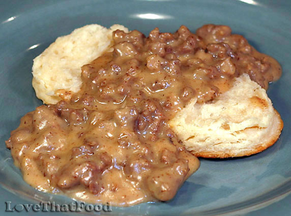 Biscuits and Sausage Gravy