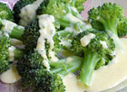 Broccoli with Hollandaise Sauce