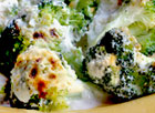 Broccoli with Lemon Cream Sauce