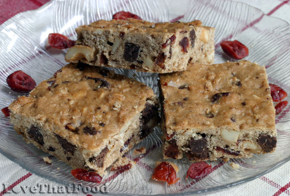 Cashew Oatmeal Bars