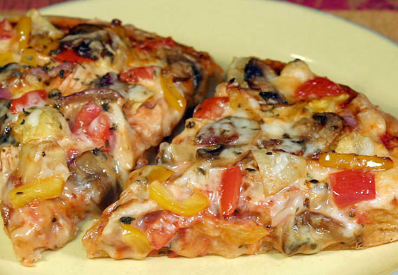 Chicken & Vegetable Pizza