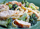 Chicken Broccoli Fettuccine