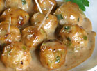 Chicken Satay Meatballs with Peanut Sauce