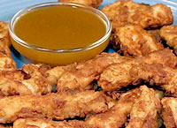 Chicken Strips with Honey Mustard Sauce