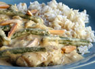 Chicken with Almond Cream Sauce