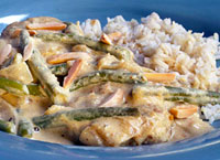 Chicken with Almond Sauce