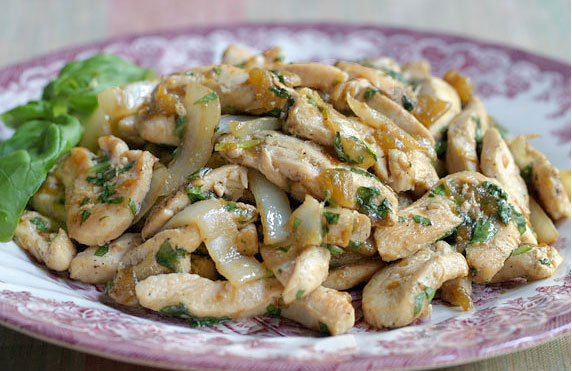 Chicken with Basil