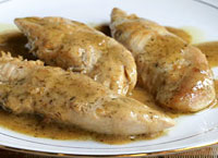 Chicken with Cream Sauce