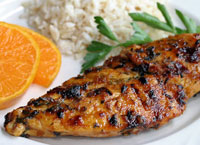 Chipotle Honey Tangerine Glazed Chicken