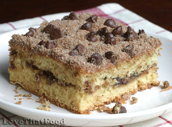 Chocolate Chip Sourt Cream Coffee Cake