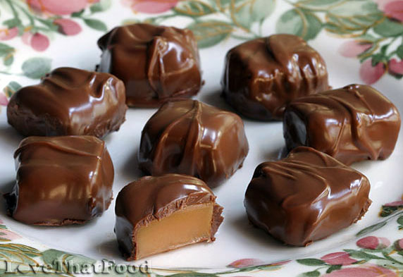 Chocolate Covered Caramels