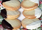 Chocolate Dipped Shortbread Sandwich Cookies