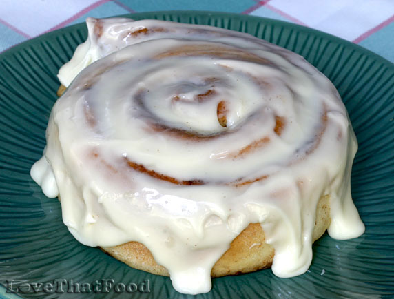 Cinnamon Roll with Cream Cheese Icing