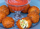 Crab Croquettes with Cocktail Sauce