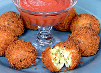 Crab Croquettes with Cocktail Sauce
