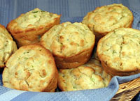 Cream Cheese and Green Onion Muffins