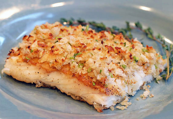 Dijon Crusted Halibut