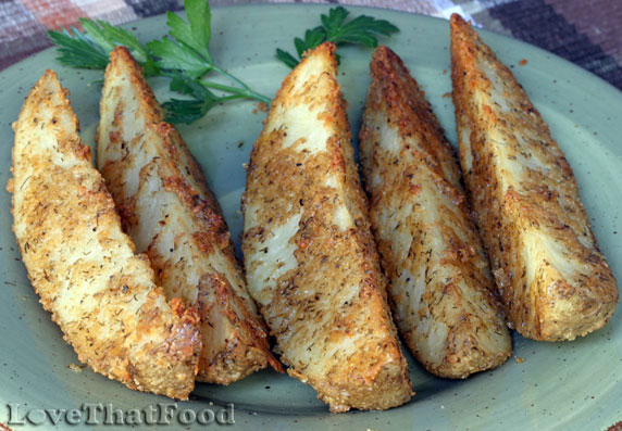 Parmesan Garlic Potato Wedges