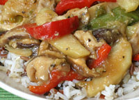 Ginger Chicken Stir-Fry with Apples
