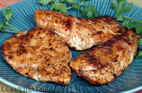 Grilled Chicken with Soy Wine Sauce