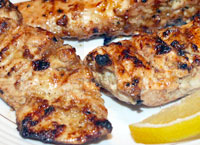 Grilled Lemon Garlic Chicken