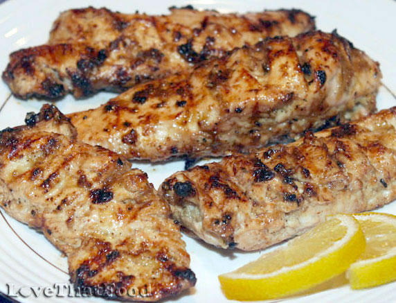 Grilled Lemon Garlic Chicken