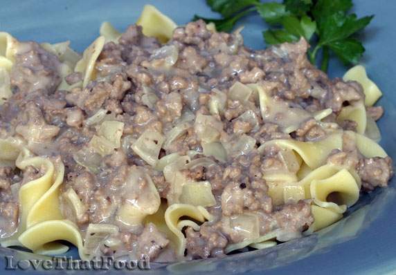 Ground Beef Stroganoff