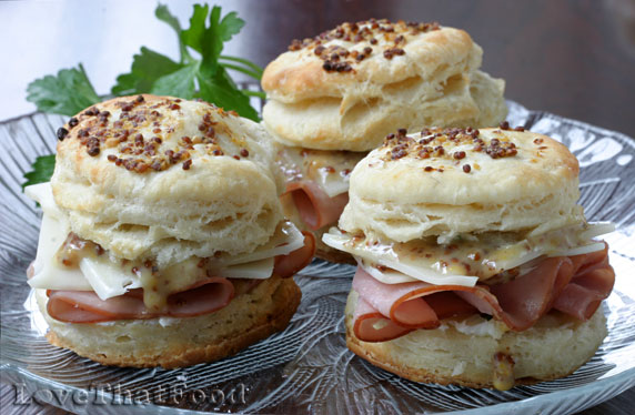 Ham and Cheese Honey Mustard Sliders