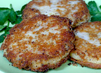 Ham and Cheese Potato Cakes