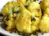 Indian Spiced Cauliflower