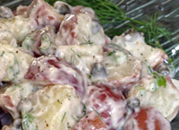 Lemon Dill Potato Salad with Capers