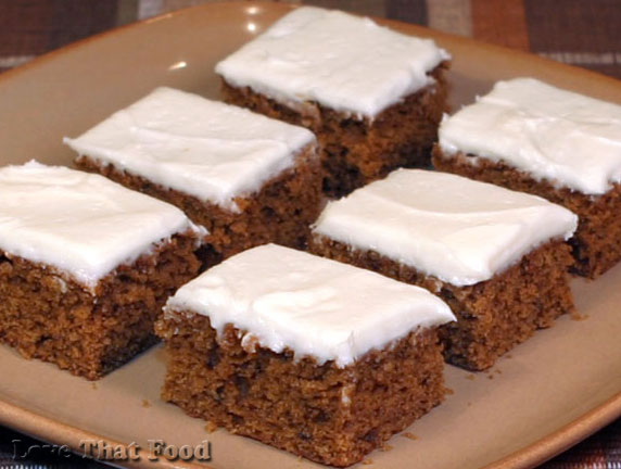 Molasses Cake Bars