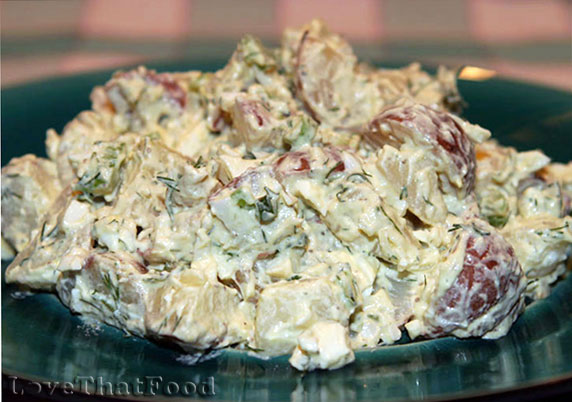 Mustard Dill Red Potato Salad