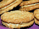 Peanut Butter Oatmeal Sandwich Cookies