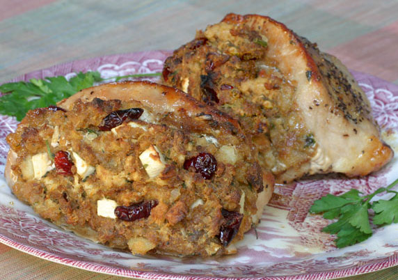 Pork Chops with Apple Stuffing