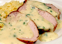 Pork Tenderloin with Creamy Apple Cider Sauce