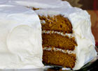 Pumpkin Cake with Cream Cheese Frosting