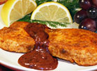 Salmon with Grape Sauce