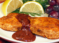 Salmon with Grape Sauce