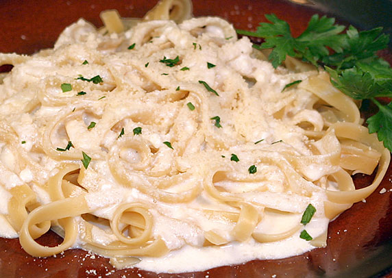 Sour Cream Fettuccine