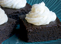 Spiced Egg Nog Brownies