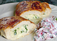 Spinach and Cheese Stuffed Chicken Breasts